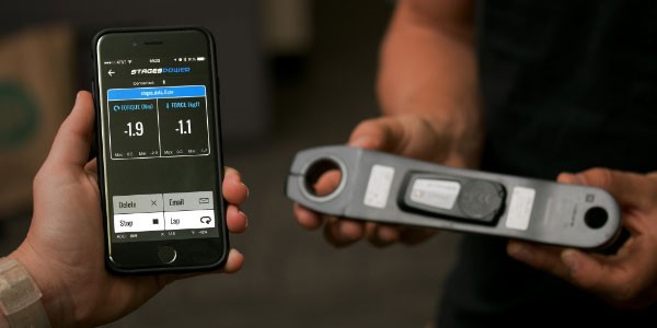 Image showing a power meter and the digital app on a modern smartphone